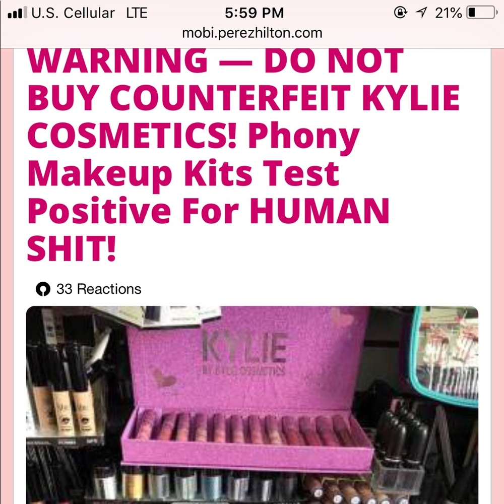 This is why you don’t buy counterfeit cosmetics!!!